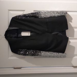 NWT Blazer with Sequin Sleeves